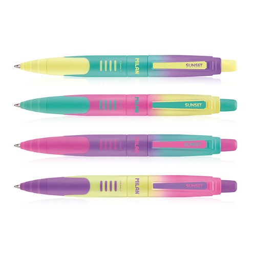 Milan Sunset Range Ballpoint Pen Blue Ink Milan Sunset Range Ballpoint Pen Blue Ink