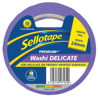 Sellotape Washi Premium+ Delicate Purple 24mm x 50m