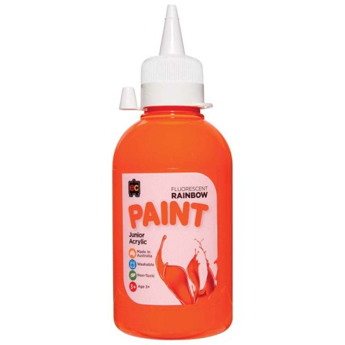 EC Paint Rainbow Fluoro Orange 250ml EC Paint Rainbow Fluoro Orange 250ml