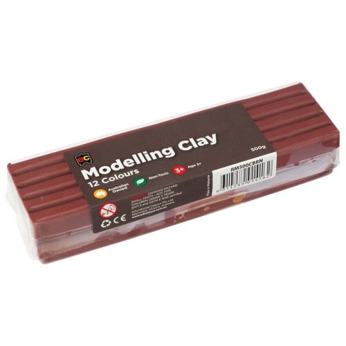 EC Modelling Clay Brown 500gm EC Modelling Clay Brown 500gm