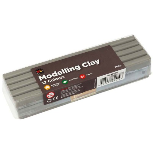 EC Modelling Clay Grey 500gm EC Modelling Clay Grey 500gm