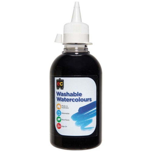 EC Paint Washable Watercolours 250ml Black EC Paint Washable Watercolours 250ml Black
