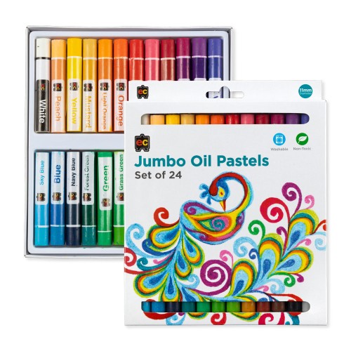 EC Pastels Jumbo Oil Pack Of 24 EC Pastels Jumbo Oil Pack Of 24