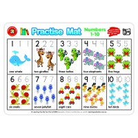 LCBF Practise Mats Numbers 1-10