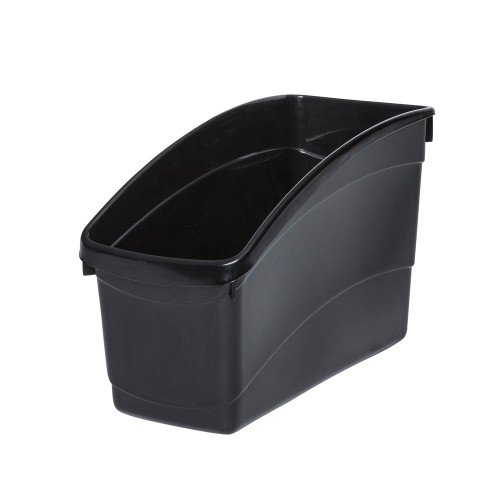 Elizabeth Richards Plastic Book and Storage Tub Black Elizabeth Richards Plastic Book and Storage Tub Black