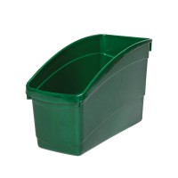 Elizabeth Richards Plastic Book and Storage Tub Dark Green
