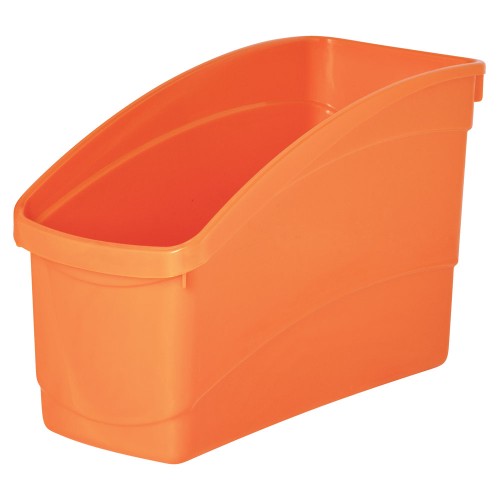 Elizabeth Richards Plastic Book and Storage Tub Orange Elizabeth Richards Plastic Book and Storage Tub Orange