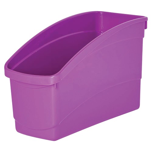 Elizabeth Richards Plastic Book and Storage Tub Purple Elizabeth Richards Plastic Book and Storage Tub Purple