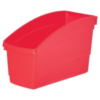 Elizabeth Richards Plastic Book and Storage Tub Red