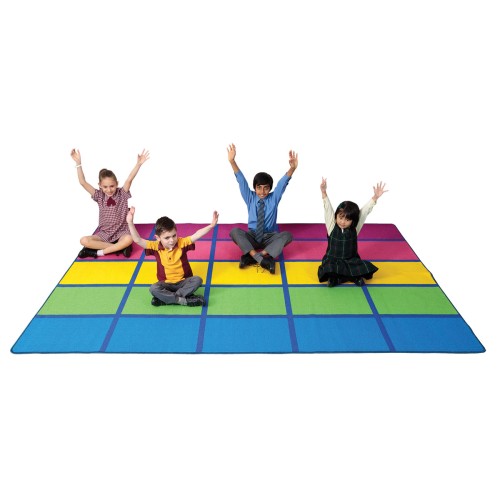 Elizabeth Richards Rainbow Blocks Rug Elizabeth Richards Rainbow Blocks Rug