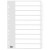 FM Indices A4 10 Tab Cardboard White