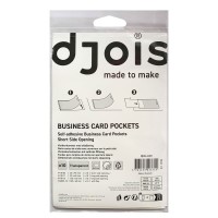 3L Djois Business Card Holder Side Opening 10 Pack