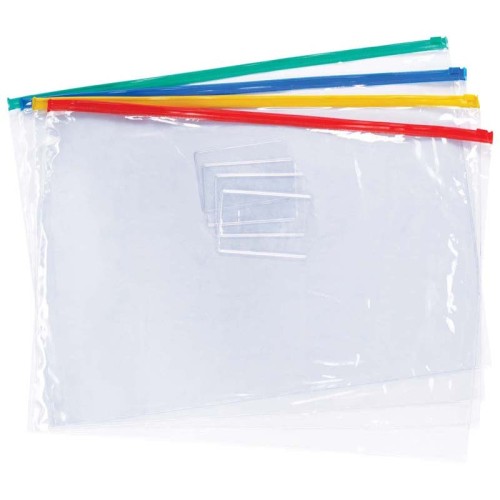 FM Data Wallet B4 Clear PVC With Zip FM Data Wallet B4 Clear PVC With Zip