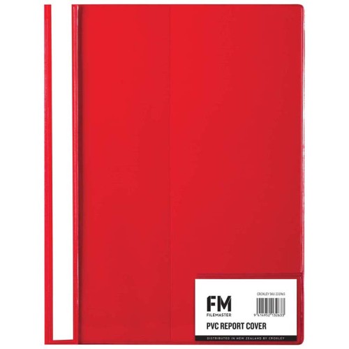 FM Cover Report A4 Red PVC FM Cover Report A4 Red PVC