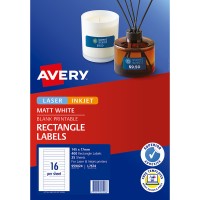 Avery Label L7674 Laser 145x17mm 16up 25 Sheets