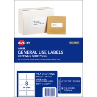 Avery Label L7165 General Use A4 8up 100 Sheets 99x67mm