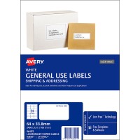 Avery Label L7159 General Use 64x33.8mm 24up 100 Sheets