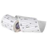 Avery Labels Shelf Life Removable 102x47mm White Black 500 Roll Avery Labels Shelf Life Removable 102x47mm White Black 500 Roll