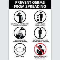 Avery Pre-Printed Self-Adhesive Sign Prevent Germs from Spreading A4 1up 5 Sheets Avery Pre-Printed Self-Adhesive Sign Prevent Germs from Spreading A4 1up 5 Sheets