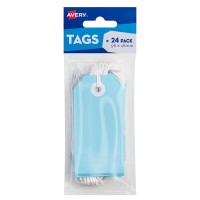 Avery Tag-It Pastel Blue 24 Pack 48x96mm