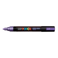 Uni Posca Marker 1.8-2.5mm Med Bullet Metallic Violet PC-5M