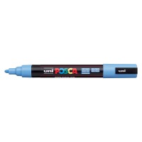 Uni Posca Marker 1.8-2.5mm Med Bullet Sky Blue PC-5M