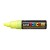 Uni Posca Marker 8.0mm Bold Chisel Fluoro Yellow PC-8K