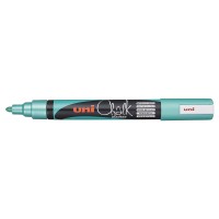 Uni Chalk Marker 1.8-2.5mm Bullet Tip Metallic Green PWE-5M