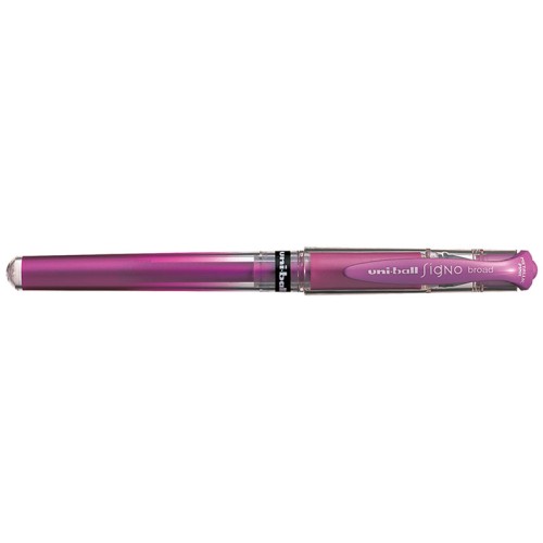 Uni-ball Signo Broad 1.0mm Capped Metallic Pink UM-153 Uni-ball Signo Broad 1.0mm Capped Metallic Pink UM-153