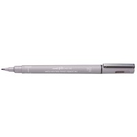Uni Pin Fineline Permanent Brush Tip Light Grey