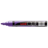 Uni Chalk Marker 1.8-2.5mm Bullet Tip Violet PWE-5M
