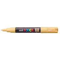 Uni Posca Marker 0.7mm Ultra-Fine Round Tip Apricot PC-1M