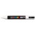 Uni Posca Marker 1.8-2.5mm Med Bullet White PC-5M