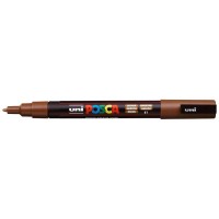 Uni Posca Marker 0.9-1.3mm Fine Brown PC-3M