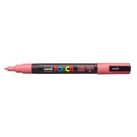 Uni Posca Marker 0.9-1.3mm Fine Coral Pink PC-3M