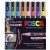 Uni Posca Marker 0.9-1.3mm Fine 8 Pack Glitter PC-3M
