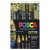 Uni Posca Marker Gold Set Pack of 4 Tip Sizes
