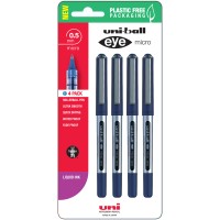 Uni Eye 0.5mm Micro Capped Blue Hangsell Pk4