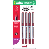 Uni Eye 0.5mm Micro Capped Red Hangsell Pk4