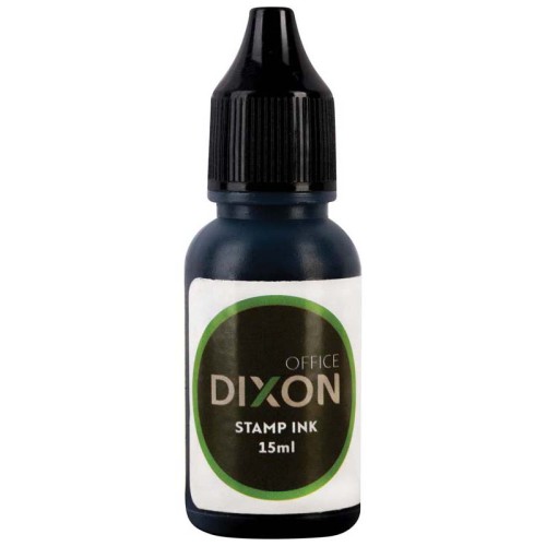 Dixon Stamp Refill Black 15ml Pre Inked Dixon Stamp Refill Black 15ml Pre Inked