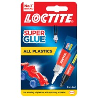 Loctite Super Glue 2-Part All Plastics 2g & 4ml