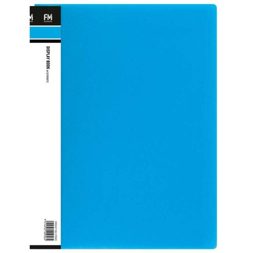 FM Display Book Vivid A4 Ice Blue 20 Pocket FM Display Book Vivid A4 Ice Blue 20 Pocket