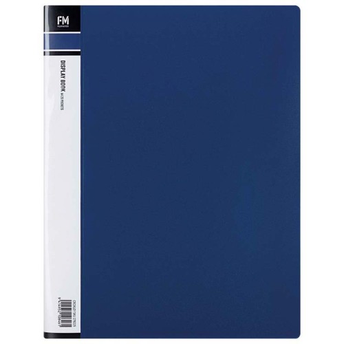 FM Display Book A4 Blue 20 Pocket FM Display Book A4 Blue 20 Pocket