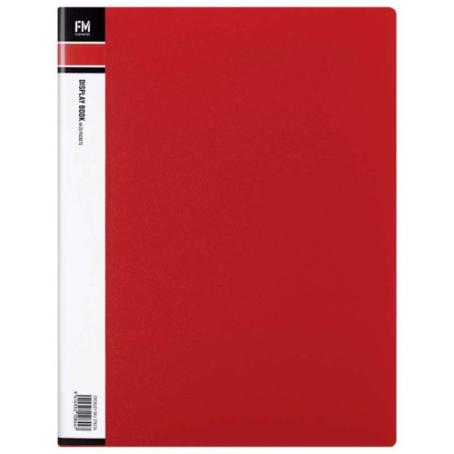 FM Display Book A4 Red 20 Pocket FM Display Book A4 Red 20 Pocket