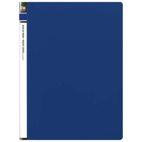 FM Display Book Blue Insert Cover 20 Pocket FM Display Book Blue Insert Cover 20 Pocket