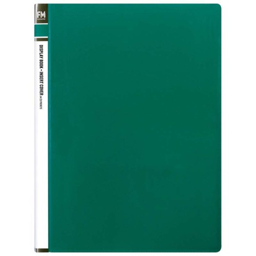 FM Display Book Green Insert Cover 20 Pocket FM Display Book Green Insert Cover 20 Pocket