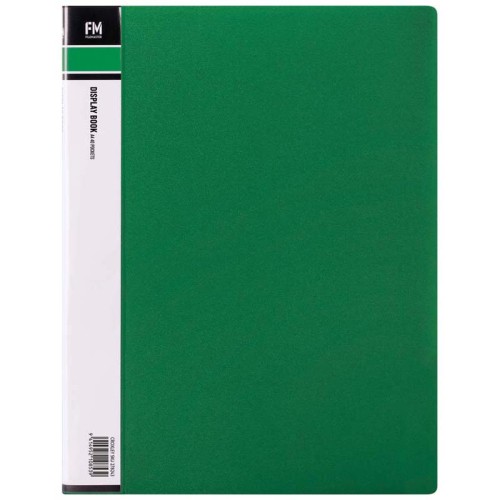 FM Display Book A4 Green 40 Pocket FM Display Book A4 Green 40 Pocket