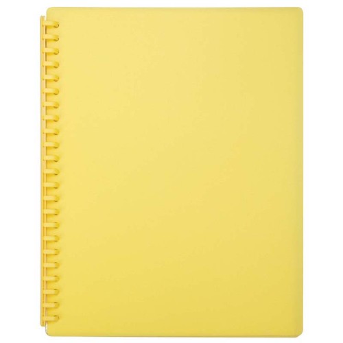 FM Display Book A4 Yellow Refillable 20 Pocket FM Display Book A4 Yellow Refillable 20 Pocket
