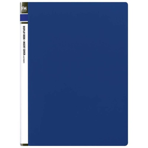 FM Display Book Blue Insert Cover 40 Pocket FM Display Book Blue Insert Cover 40 Pocket