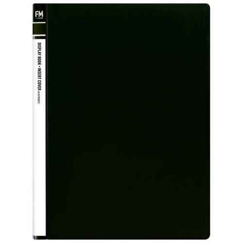 FM Display Book Black Insert Cover 40 Pocket FM Display Book Black Insert Cover 40 Pocket